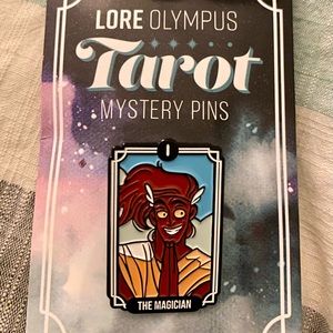 SOLD - Lore Olympus Tarot Card Mystery Enamel Pin - The Magician/Hermes
